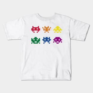 8 BIT PIXEL ART LGBT GAY Kids T-Shirt